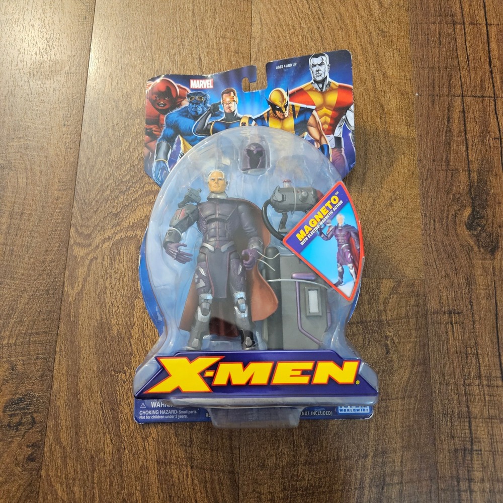 Marvel X Men Magneto Action Figure Toy Biz 2000s With Accessories
